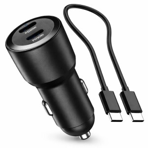  Ładowarka samochodowa USB Typ C + USB  - 60 W 