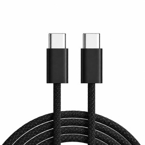 Wzmocniony kabel pleciony Nylo USB-C - 1m - czarny eXtremestyle®